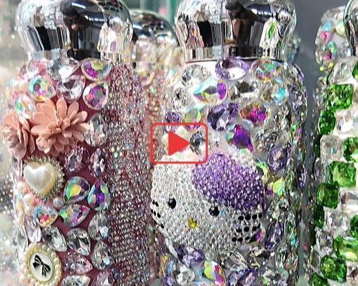 ラインストーンボトル