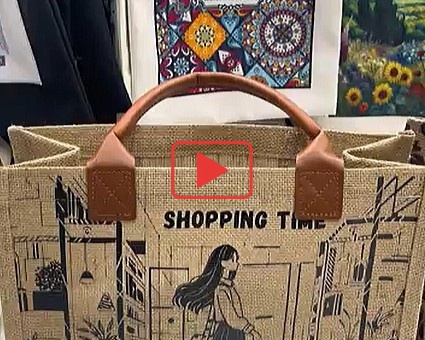 麻トートバッグ