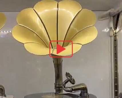 蓄音機型スピーカー