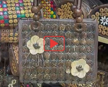 ココナッツシェルバッグ