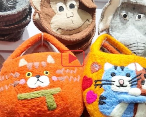 フェルトトートバッグ